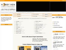 Tablet Screenshot of hobbyhen.com